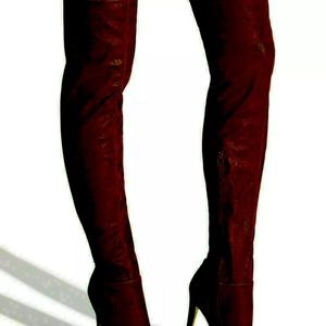 Over the knee high boots